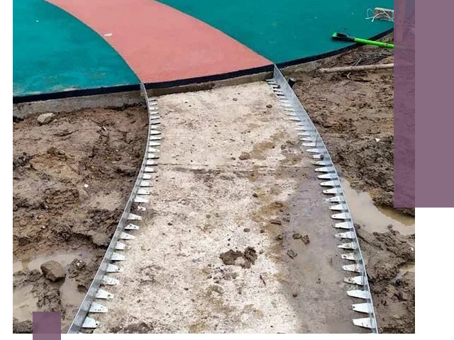 Металлические бордюры для дорожек в Озёрске — монтаж и изготовление