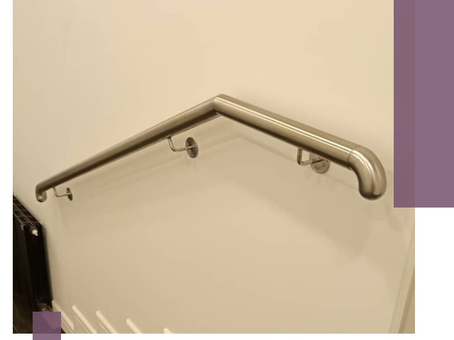 Изготовление пристенных поручней в Озёрске под ключ за сроки