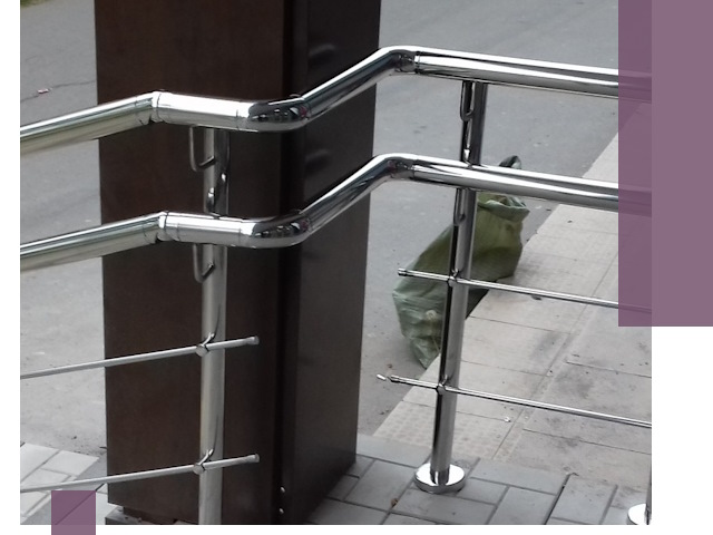 Монтаж поручней из нержавеющей стали в Озёрске качественно и быстро